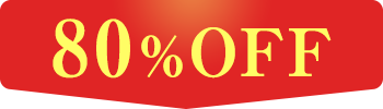 80％OFF